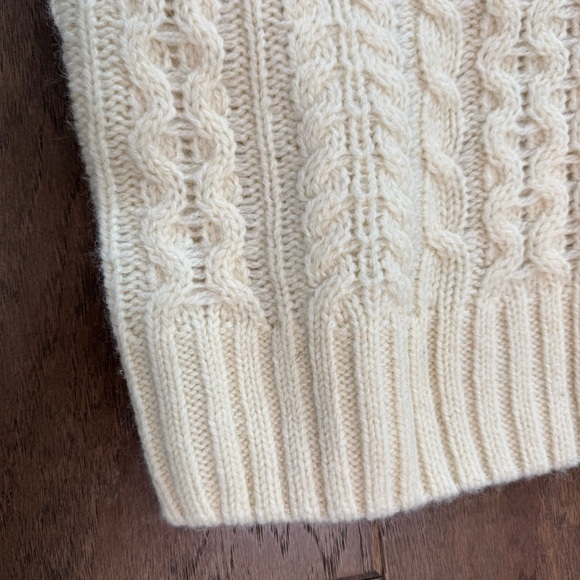 Brandy Melville Cream Knit Cardigan - Picture 5 of 9